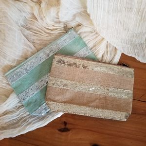 Boho Pencil Bag, Makeup Bag, Clutch, Beach Bag, Travel, Toy Bag, Farmhouse